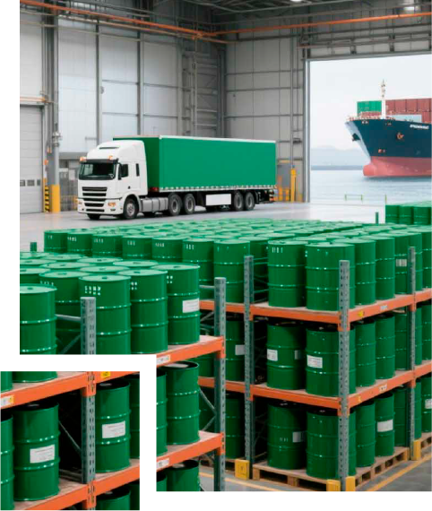 Chemical warehousing solutions: ISO storage and depot near major port
